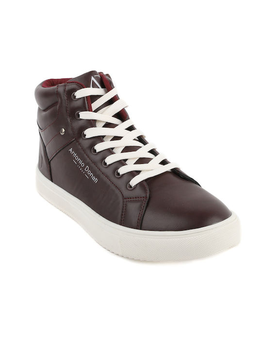 Antonio Donati Herren Sneakers Burgundy