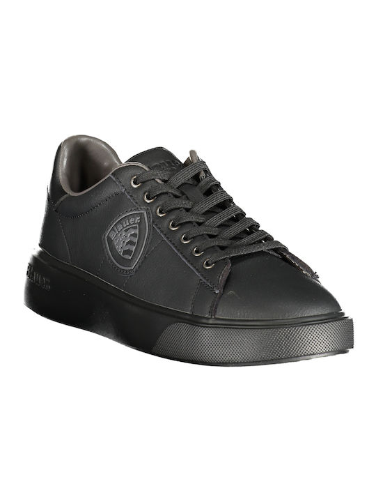 Blauer Herren Sneakers Schwarz