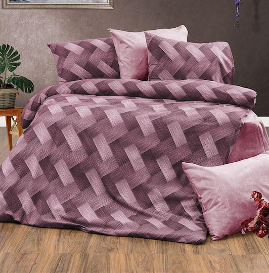 Dimcol Παπλωματοθήκη Υπέρδιπλη 220x240 Αλκμήνη 453