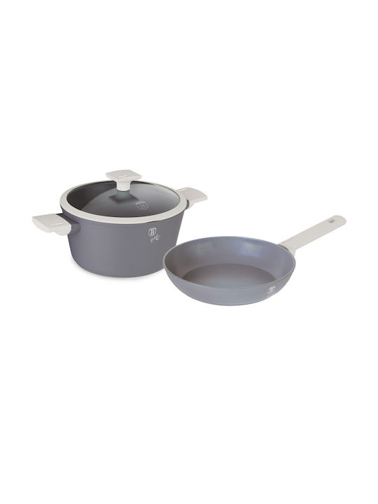 Berlinger Haus Cookware Set of Aluminum with Non-stick Coating Aspen Collection 3pcs