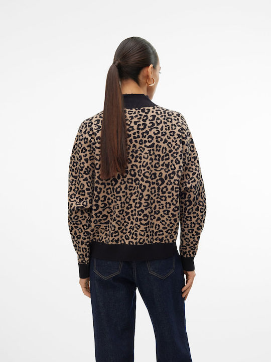 Vero Moda Pullover Black/Silver/Mink/Leo 10314460