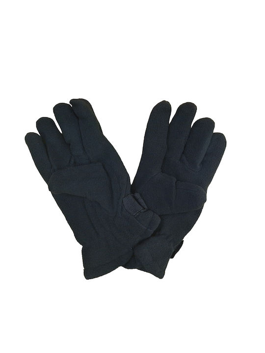 Men's isothermal fleece gloves black