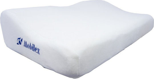 Mobilex Ιατρικό Μαξιλάρι Αυχένα Memory Foam 50x10x30cm Λευκό