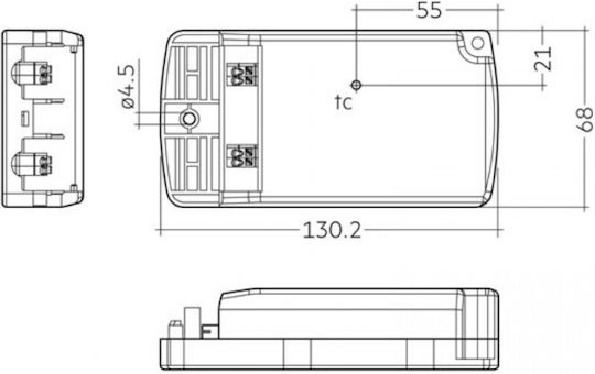 LED драйвер Tridonic LC 44W 1050mA Dim FIXC PC SR SNC2