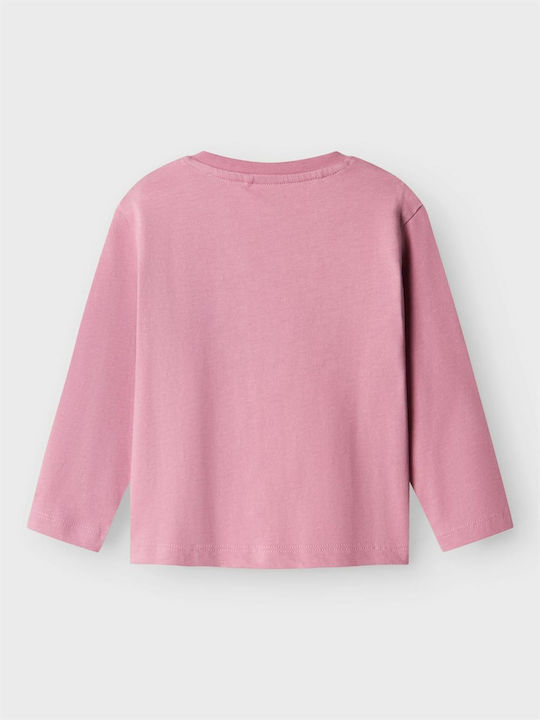 Kids' Shirt Long Sleeve Pink Jersey