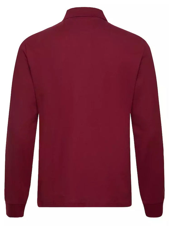 Hackett Herren Langarm-Pullover Winter Red