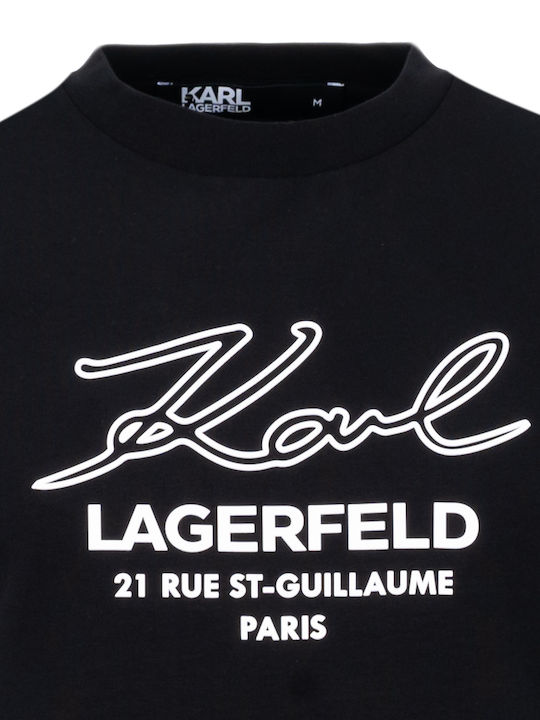 Karl Lagerfeld Men's Short Sleeve T-shirt Black