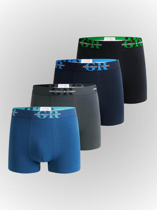 Uomo Men's Boxers Colorful 4Pack