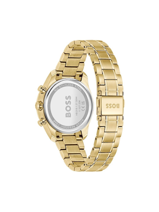 Hugo Boss Uhr mit Gold Metallarmband