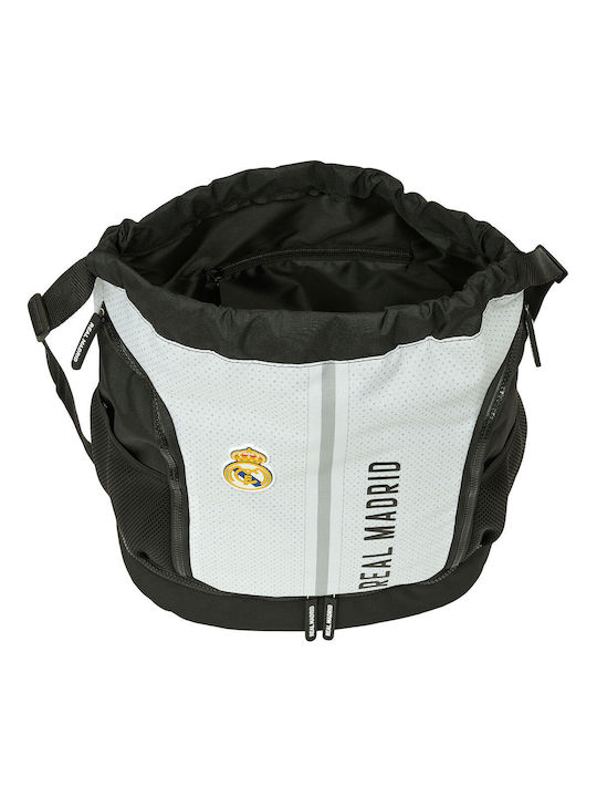 Kinder-Rucksack Real Madrid C.F 24/25 Weiß Grau 35 x 40 x 1 cm