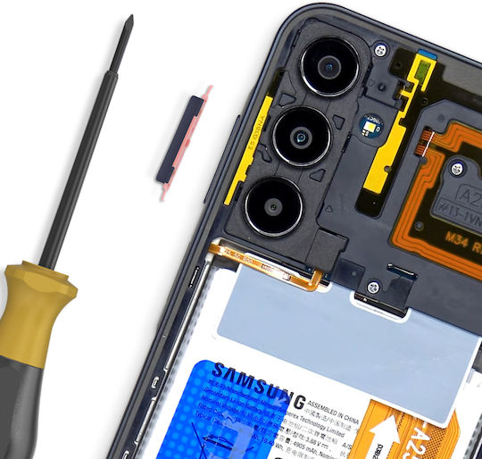 Buton de volum Clappio Samsung Galaxy A25 5G Albastru Închis