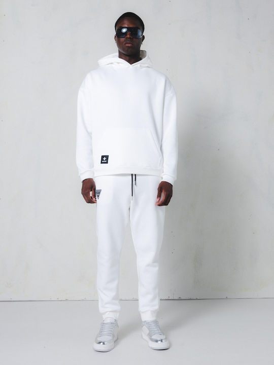 Magic Bee Men's Sweatshirt with Hood Off White