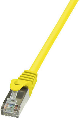 LogiLink U/UTP Cat.6 Ethernet Network Cable 5m Yellow 1pcs