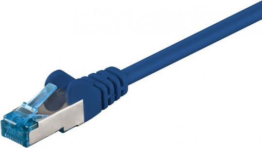 Goobay S/FTP Cat.6a Ethernet Network Cable 5m Blue 1pcs