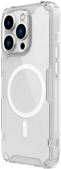 Nillkin Nature Pro Magnetic Задна корица Силикон / Пластмаса Прозрачен (iPhone 15 Pro Max)