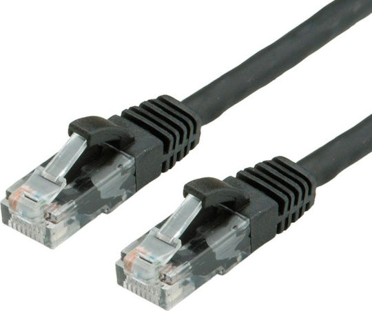 Value U/UTP Kat.6 Ethernet-Netzwerkkabel 3m Schwarz 1Stück