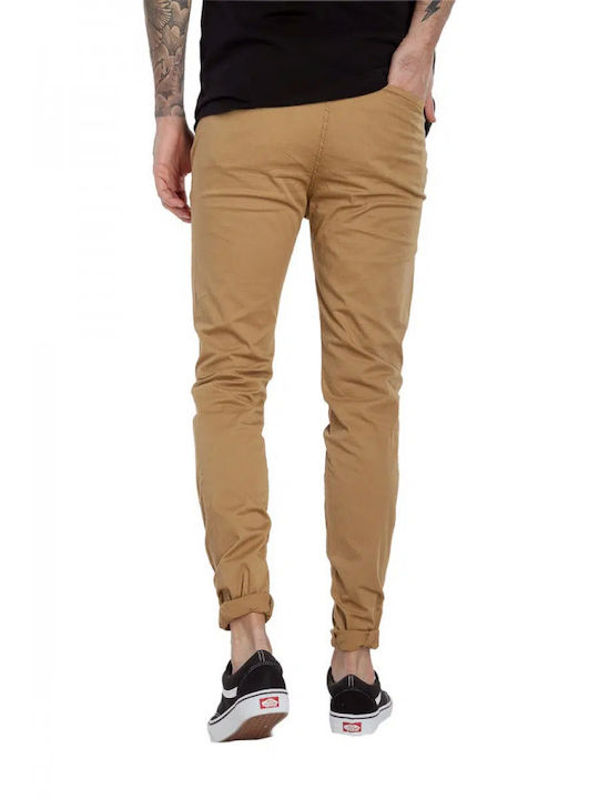 Garage Fifty5 Herrenhose Chino Elastisch in Slim Passform Lt Tobacco