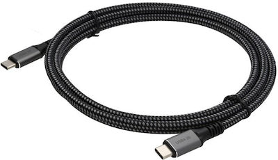 Spacetronik USB 2.0 Cable USB-C male - USB-C / USB-B / Thunderbolt 3 100W Gray 1m