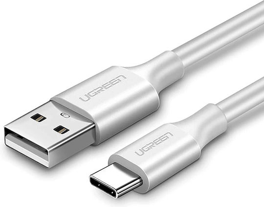 Ugreen US287 USB 2.0 Cable USB-C Male - USB-A 60W White 0.5m 60120