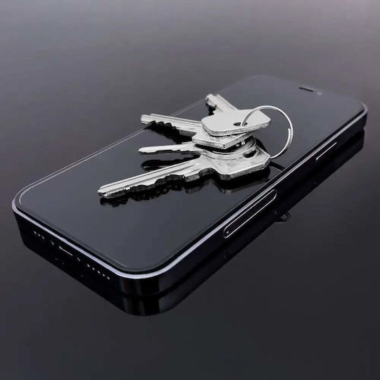 Hurtel Full Glue Tempered Glass Μαύρο (Galaxy A55)