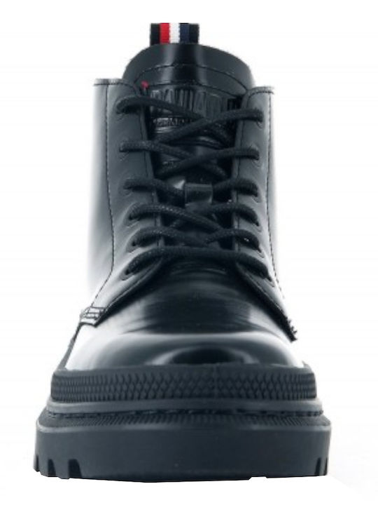 Pallatrooper Leather Black Men's Boots