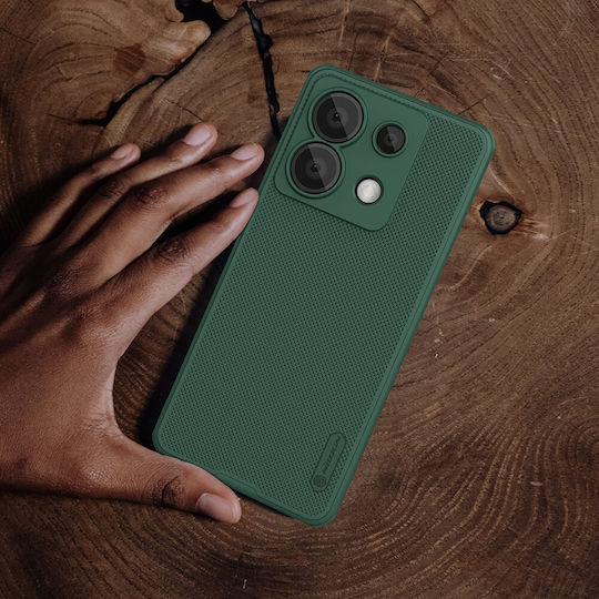 Nillkin Super Frosted Pro Umschlag Rückseite Silikon / Kunststoff 0.5mm Wasserdicht Grün (Redmi Note 13 Pro 5G / Poco X6)