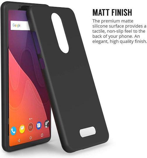 Powertech Back Cover Σιλικόνης Μαύρο (Xiaomi 14)