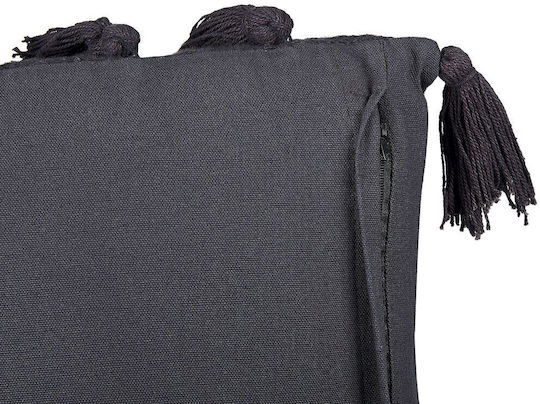Beliani Sofa Cushion from 100% Cotton Gray 35x55 cm