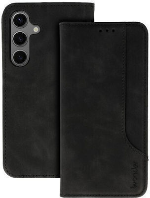 Wonder Back Cover Piele artificială Negru (Galaxy A15)