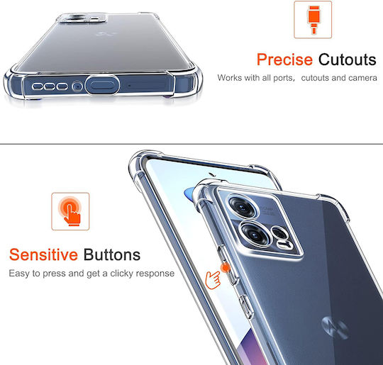 Techsuit Techsuit Задна корица Силикон Прозрачен (Motorola Edge 30 Fusion)