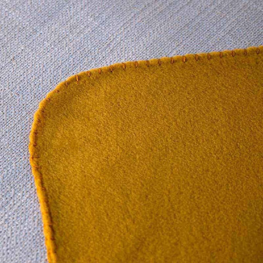 Κουβέρτα Fleece Μονή 170x130εκ. Orange