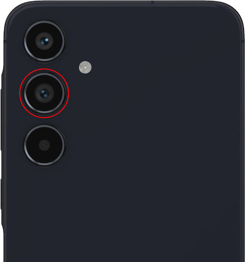 Obiectiv Cameră Samsung Galaxy A55 A35 Original Senzor Principal Pachet Service Transparent