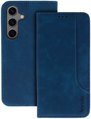 Wonder Back Cover Piele artificială / Silicon Albastru marin (Galaxy A15)