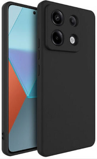 Senso Back Cover Σιλικόνης Μαύρο (Redmi Note 13 Pro 4G / Poco M6 Pro 4G)