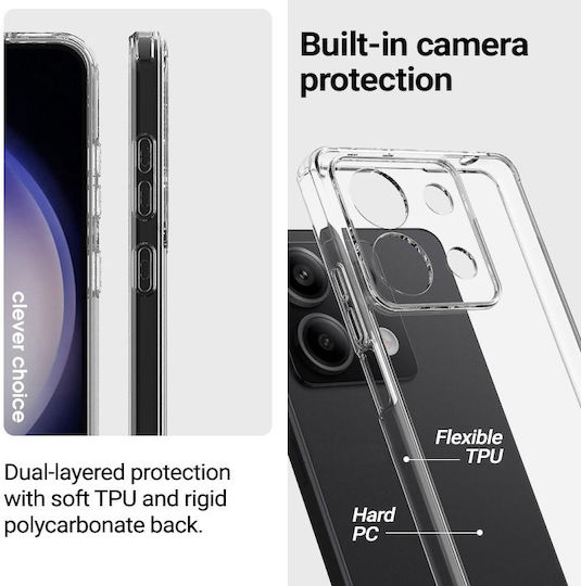 Crong Back Cover Πλαστικό Διάφανο (Samsung Galaxy M34 5G)