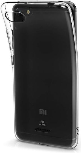 Crong Crystal Slim Back Cover Σιλικόνης Διάφανο (Redmi 6a)
