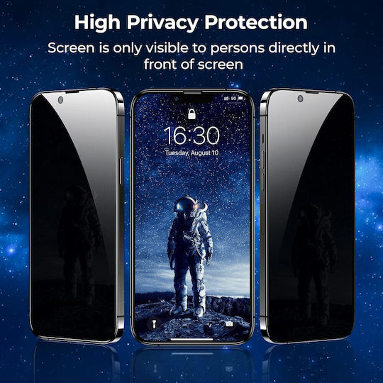 SiiPro Privatsphäre Vollflächig gehärtetes Glas (iPhone 13 Pro Max)