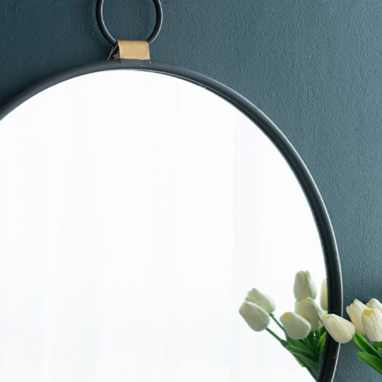 Artekko 45259 Wall Mirror Black Diameter 61cm Artekko 45259 Wall Mirror Black Diameter 61cm