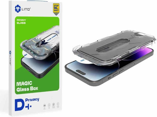 Lito Magic Glass Box D+ Tools Privatsphäre Gehärtetes Glas (iPhone 12 Pro Max)