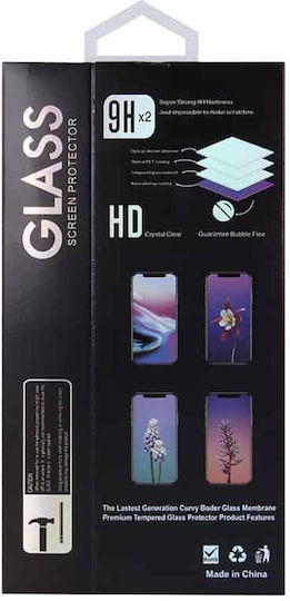 Full Face Tempered Glass Μαύρο (iPhone 13 mini)