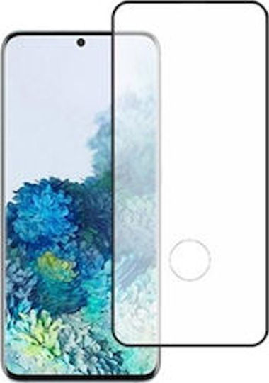 3D Full Glue Full Face Tempered Glass Μαύρο (Galaxy S20)