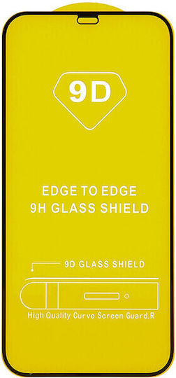 Envelope 5D Tempered Glass Negru (iPhone 12 / 12 ProXiaomi 12 Pro)