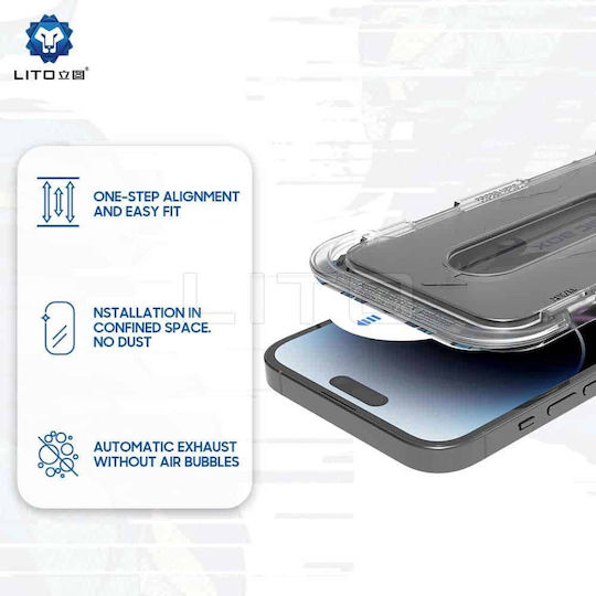 Lito Magic Glass Box D+ Tools Privacy Tempered Glass (iPhone 15)