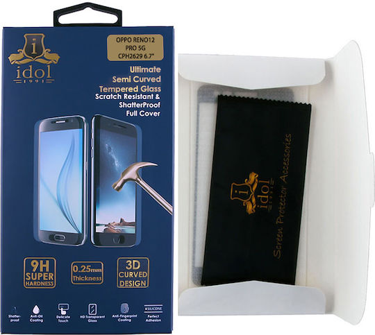 Idol 1991 3D 0.3mm Tempered Glass Black (Oppo Reno12 Pro 5G) 8368097
