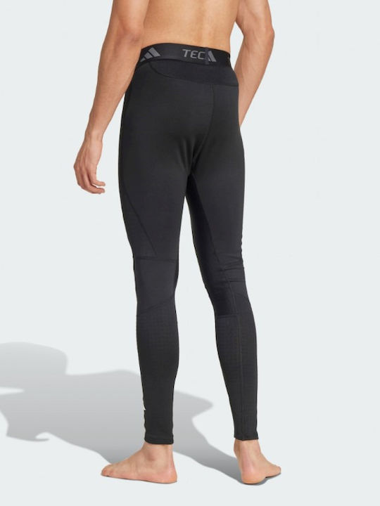 adidas Techfit Cold.rdy Ανδρικό Αθλητικό Κολάν Μακρύ Μαύρο