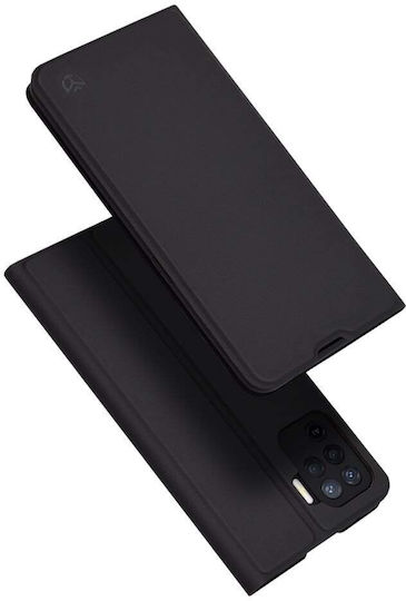 Techsuit Book Silicon Negru (Oppo A94)