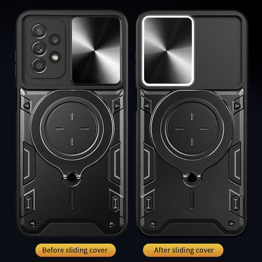 Techsuit Back Cover Metallic Black (Galaxy A52 / A52s)