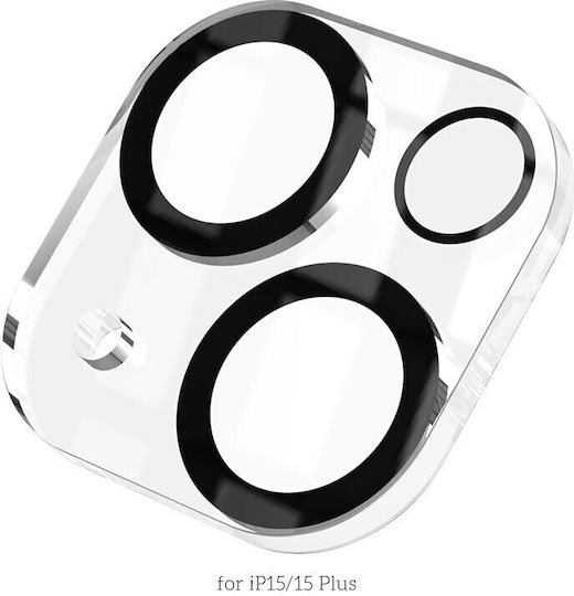 Hoco 3D All-Inclusive Night Shooting G13 25τεμ. Προστασία Κάμερας Tempered Glass Μαύρο για το iPhone 15 / 15 Plus