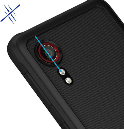 3MK Hybrid Camera Protection Tempered Glass Transparent for the Galaxy Xcover 5