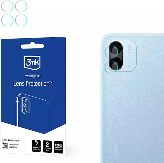 3MK Lens Protection Camera Protection Tempered Glass Transparent for the Redmi A1 / A1+ / A2 / A2+